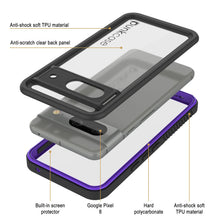 Load image into Gallery viewer, Google Pixel 9  Waterproof Case, Punkcase [Extreme Series] Armor Cover W/ Built In Screen Protector [Purple]
