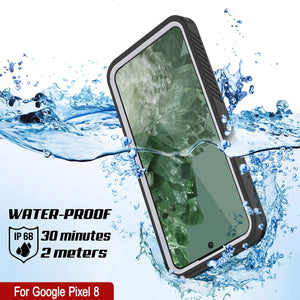 Google Pixel 9 Waterproof Case, Punkcase [Extreme Series] Armor Cover W/ Built In Screen Protector [White]