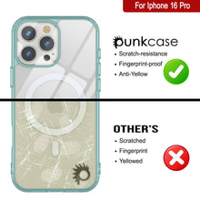 Load image into Gallery viewer, Punkcase iPhone 16 Pro Magnetic Wireless Charging Case [ClearMag Series][Teal]
