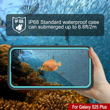 Load image into Gallery viewer, Galaxy S25 Plus Waterproof Case [Kickstud 2.0 Series] Protective IP68 Cover W/Screen Protector &amp; Kickstand [Teal]
