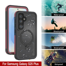 Load image into Gallery viewer, Galaxy S25 Plus Waterproof Case [Kickstud 2.0 Series] Protective IP68 Cover W/Screen Protector &amp; Kickstand [Pink]
