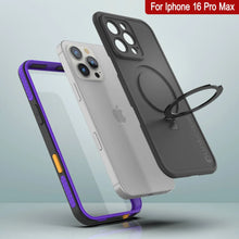 Load image into Gallery viewer, iPhone 16 Pro Max Waterproof Case [Kickstud 2.0 Series] Protective IP68 Cover W/Screen Protector &amp; Kickstand [Purple]
