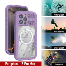 Load image into Gallery viewer, iPhone 16 Pro Max Waterproof Case [Alpine 2.0 Series] [Slim Fit] [IP68 Certified] [Shockproof] [Lilac]
