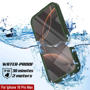 iPhone 16 Pro Max Waterproof Case [Alpine 2.0 Series] [Slim Fit] [IP68 Certified] [Shockproof] [Light Green]