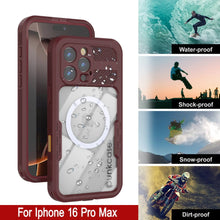 Load image into Gallery viewer, iPhone 16 Pro Max Waterproof Case [Alpine 2.0 Series] [Slim Fit] [IP68 Certified] [Shockproof] [Rose]
