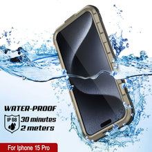 Load image into Gallery viewer, iPhone 16 Pro Metal Extreme 2.0 Series Aluminum Waterproof Case IP68 W/Buillt in Screen Protector [Gold]
