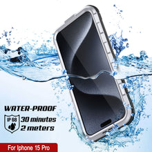 Load image into Gallery viewer, iPhone 16 Pro Metal Extreme 2.0 Series Aluminum Waterproof Case IP68 W/Buillt in Screen Protector [White]
