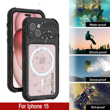 Load image into Gallery viewer, iPhone 16 Metal Extreme 2.0 Series Aluminum Waterproof Case IP68 W/Buillt in Screen Protector [Black]
