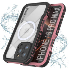 Load image into Gallery viewer, iPhone 16 Pro Max Waterproof IP68 Case, Punkcase [Pink] [StudStar Series] [Slim Fit] [Dirtproof]
