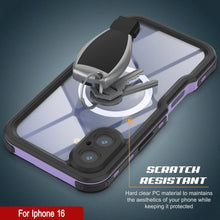 Load image into Gallery viewer, iPhone 16 Waterproof IP68 Case, Punkcase [Lilac] [StudStar Series] [Slim Fit] [Dirtproof]
