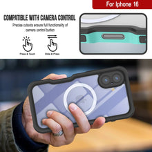 Load image into Gallery viewer, iPhone 16 Waterproof IP68 Case, Punkcase [Teal] [StudStar Series] [Slim Fit]
