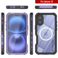 Load image into Gallery viewer, iPhone 16 Waterproof IP68 Case, Punkcase [Lilac] [StudStar Series] [Slim Fit] [Dirtproof]
