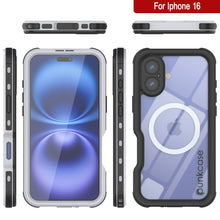 Load image into Gallery viewer, iPhone 16 Waterproof IP68 Case, Punkcase [White] [StudStar Series] [Slim Fit] [Dirtproof]
