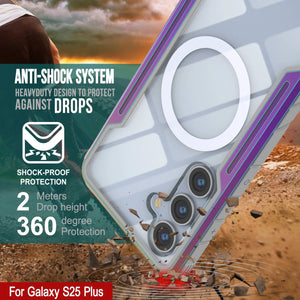 Punkcase S25+ Plus Armor Stealth Case Protective Military Grade Multilayer Cover [Rainbow]