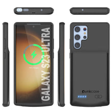 Load image into Gallery viewer, PunkJuice S24 Battery Case Black - Portable Charging Power Juice Bank with 4500mAh
