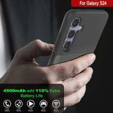 Load image into Gallery viewer, PunkJuice S24 Battery Case Grey - Portable Charging Power Juice Bank with 4500mAh
