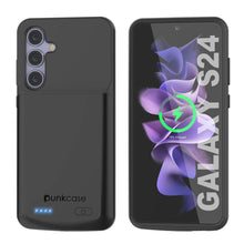 Load image into Gallery viewer, PunkJuice S24 Battery Case Black - Portable Charging Power Juice Bank with 4500mAh
