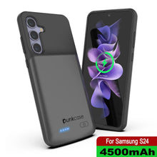 Load image into Gallery viewer, PunkJuice S24 Battery Case Grey - Portable Charging Power Juice Bank with 4500mAh
