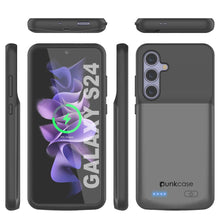 Load image into Gallery viewer, PunkJuice S24 Battery Case Grey - Portable Charging Power Juice Bank with 4500mAh
