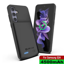 Load image into Gallery viewer, PunkJuice S24 Battery Case Black - Portable Charging Power Juice Bank with 4500mAh
