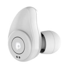 Load image into Gallery viewer, PunkBuds True Wireless Earbuds, Mini Bluetooth Headphones W/ Charging Case &amp; Built-In Noise Cancelling Mic. [White]
