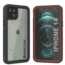 Load image into Gallery viewer, iPhone 14  Waterproof Case, Punkcase [Extreme Series] Armor Cover W/ Built In Screen Protector [Red]
