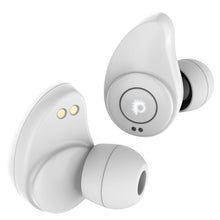 Load image into Gallery viewer, PunkBuds True Wireless Earbuds, Mini Bluetooth Headphones W/ Charging Case &amp; Built-In Noise Cancelling Mic. [White]
