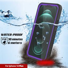 Load image into Gallery viewer, iPhone 14 Plus Waterproof Case, Punkcase [Extreme Series] Armor Cover W/ Built In Screen Protector [Purple]
