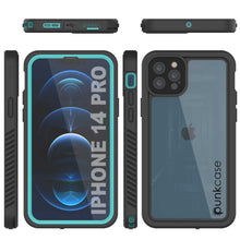 Load image into Gallery viewer, iPhone 14 Pro Waterproof Case, Punkcase [Extreme Series] Armor Cover W/ Built In Screen Protector [Teal]
