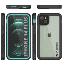 Load image into Gallery viewer, iPhone 14 Plus Waterproof Case, Punkcase [Extreme Series] Armor Cover W/ Built In Screen Protector [Teal]
