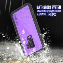 Load image into Gallery viewer, Galaxy S9 Plus Waterproof Case PunkCase StudStar Purple Thin 6.6ft Underwater IP68 Shock/Snow Proof
