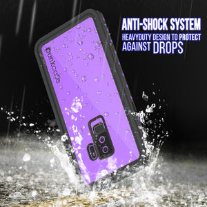 Galaxy S9 Plus Waterproof Case PunkCase StudStar Purple Thin 6.6ft Underwater IP68 Shock/Snow Proof