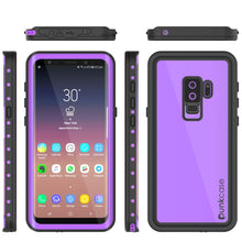 Load image into Gallery viewer, Galaxy S9 Plus Waterproof Case PunkCase StudStar Purple Thin 6.6ft Underwater IP68 Shock/Snow Proof
