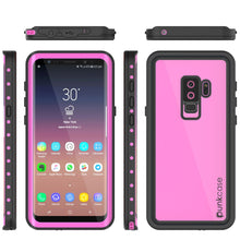 Load image into Gallery viewer, Galaxy S9 Plus Waterproof Case PunkCase StudStar Pink Thin 6.6ft Underwater IP68 Shock/Snow Proof
