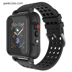 Punkcase Waterproof Case for Apple Watch Series 4 & 5 (44mm) (Black)