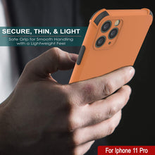 Load image into Gallery viewer, Punkcase Protective &amp; Lightweight TPU Case [Sunshine Series] for iPhone 11 Pro [Orange]
