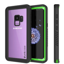 Load image into Gallery viewer, Galaxy S9 Waterproof Case, Punkcase [Extreme Series] Armor Cover [Light Green]
