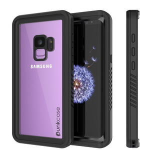 Galaxy S9 Waterproof Case, Punkcase [Extreme Series] [Slim Fit] Armor Cover [Black]