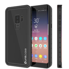 Load image into Gallery viewer, Galaxy S9 Plus Waterproof Case PunkCase StudStar Black Thin 6.6ft Underwater IP68 Shock/Snow Proof
