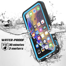 Load image into Gallery viewer, iPhone 12 Pro Waterproof Case, Punkcase [Extreme Series] Armor Cover W/ Built In Screen Protector [Light Blue]
