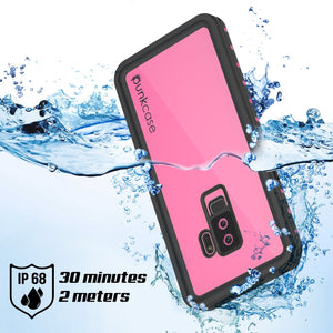 Galaxy S9 Plus Waterproof Case PunkCase StudStar Pink Thin 6.6ft Underwater IP68 Shock/Snow Proof