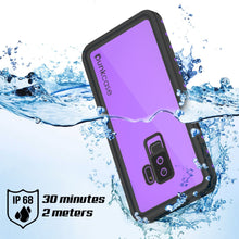 Load image into Gallery viewer, Galaxy S9 Plus Waterproof Case PunkCase StudStar Purple Thin 6.6ft Underwater IP68 Shock/Snow Proof
