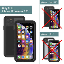 Load image into Gallery viewer, iPhone 12  Waterproof Case, Punkcase [Extreme Series] Armor Cover W/ Built In Screen Protector [Black]
