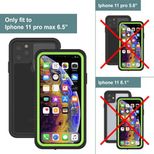 Load image into Gallery viewer, iPhone 12 Pro Waterproof Case, Punkcase [Extreme Series] Armor Cover W/ Built In Screen Protector [Light Green]
