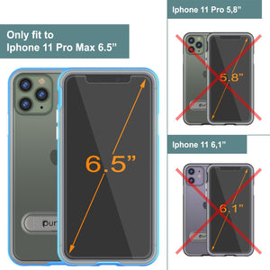 iPhone 12 Pro Max Case, PUNKcase [LUCID 3.0 Series] [Slim Fit] Protective Cover w/ Integrated Screen Protector [Blue]