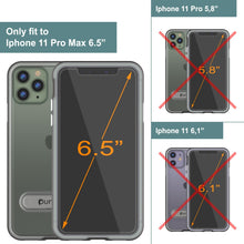 Load image into Gallery viewer, iPhone 12 Pro Max Case, PUNKcase [LUCID 3.0 Series] [Slim Fit] Protective Cover w/ Integrated Screen Protector [Grey]
