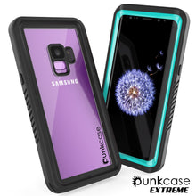 Load image into Gallery viewer, Galaxy S9 Waterproof Case, Punkcase [Extreme Series] [Slim Fit] Armor Cover [Teal]
