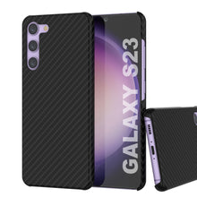 Load image into Gallery viewer, Galaxy S24 Case, Punkcase CarbonShield, Heavy Duty &amp; Ultra Thin Cover [shockproof][non slip] [Purple]
