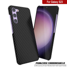 Load image into Gallery viewer, Galaxy S24 Case, Punkcase CarbonShield, Heavy Duty &amp; Ultra Thin Cover [shockproof][non slip] [Purple]
