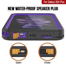 Load image into Gallery viewer, Galaxy S24+ Plus Water/ Shockproof [Extreme Series] Slim Screen Protector Case [Purple]
